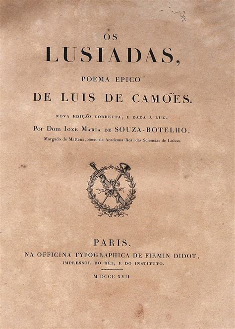 Luis De Camoes Lusiadas - Livro, "OS LUSÍADAS POEMA ÉPICO DE LUIS DE CAMÕES,