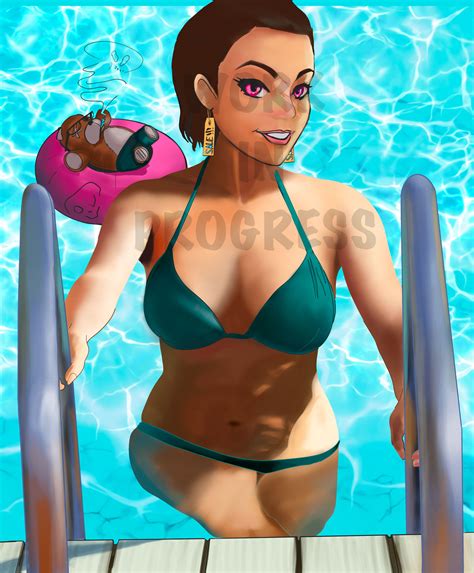 WIP - Pooltime Samantha Maxis by prurientpeddler on DeviantArt