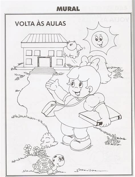 Desenhos Para Colorir Volta As Aulas