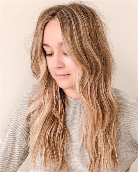 Long Blonde Hair With Long Bangs