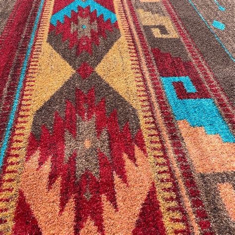 Turquoise Rug Turquoise Area Rug Southwestern Rug - Etsy