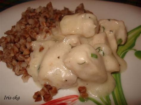 Куриная грудка в сметане