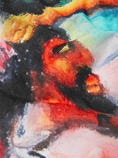 ENDLESS JOY - Jim Moir Printed TENCEL Scarf - Multi Endless Joy