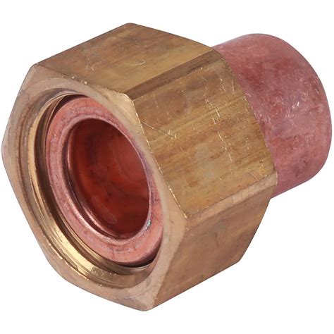 Муфта переходная 15x1/2" с накидной гайкой SANHA под пайку – купить за ...