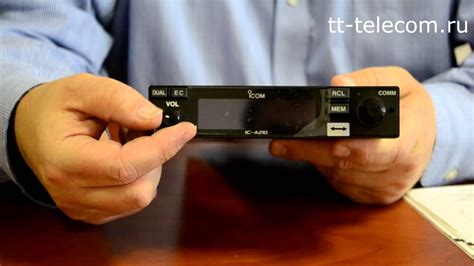 Icom IC-A210 - Авиационная радиостанция. Обзор - YouTube