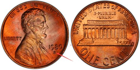 1980 Penny Value Guides (Rare Errors, “D” and No Mint Mark) 