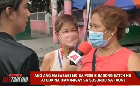 Anong say mo sa P206 bilyong ayuda para sa susunod na taon?