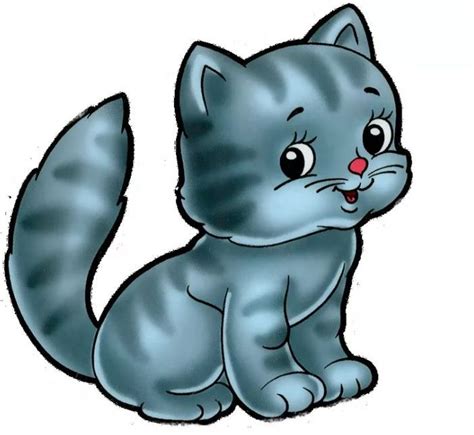Детские рисунки кошки: Рисунок кошки цветными карандашами и красками ...