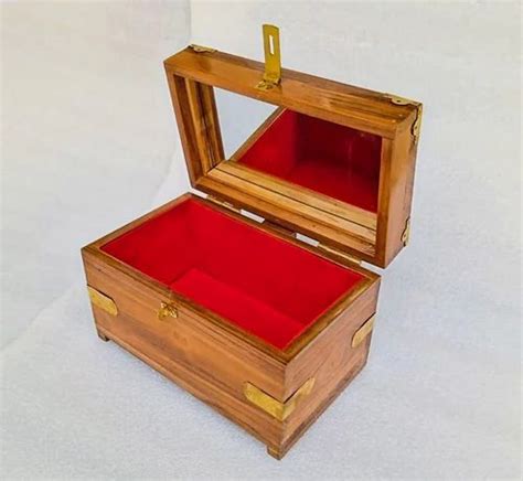 teak wood cash box   iron needle chennai tamilnadu