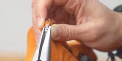 how to fix a zipper when the stopper comes off