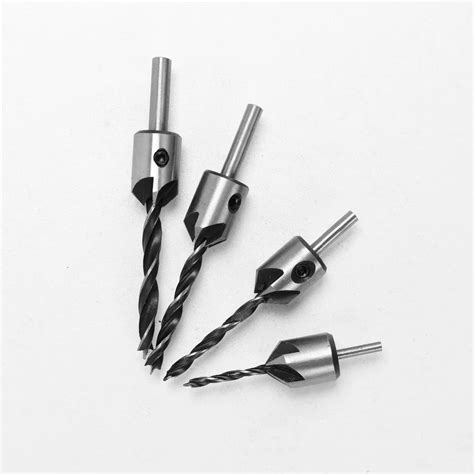 Kit 4 Brocas Para Madeira Com Escariador + Chave Allen | MercadoLivre