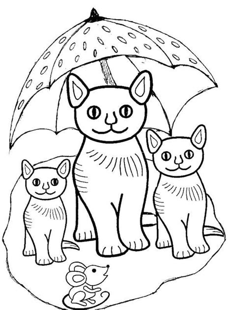 Раскраски кошечки, Страница:2.