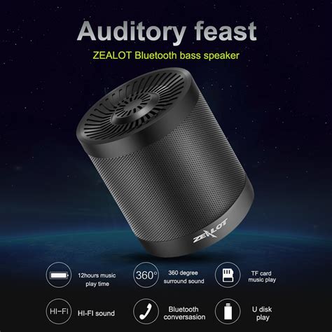 Recensione - Zealot - S5 altoparlante bluetooth portatile (2000 mAh, 12h)