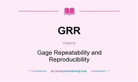GRR - Gage Repeatability and Reproducibility in Undefined by ...