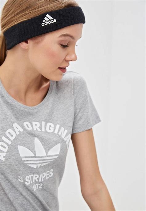 Повязка adidas TENNIS HEADBAND, цвет: черный, AD002CUEECZ6 — купить в ...