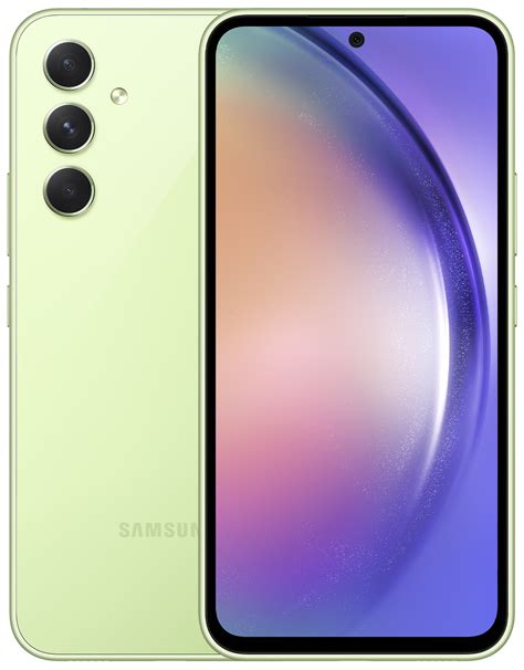 Смартфон Samsung Galaxy A54 128 ГБ Лайм — купить по цене 14990 с ...