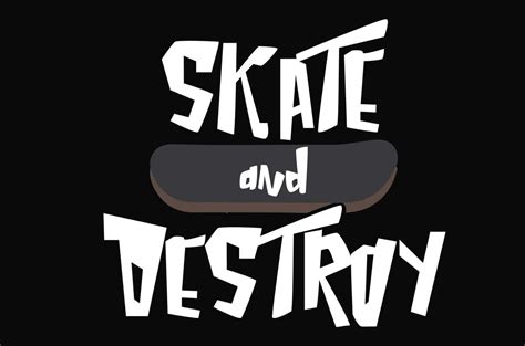 Skate & Destroy vector shirt design - Buy t-shirt designs