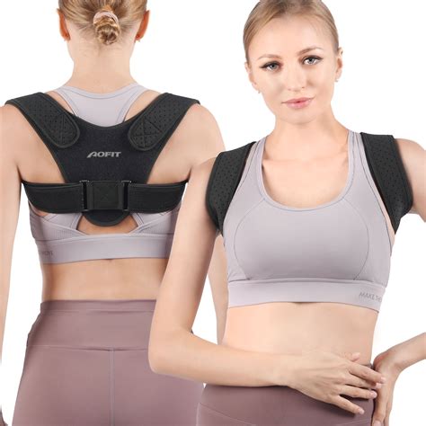 Aofit Back Brace Posture Corrector for Women and Men,Adjustable Upper ...