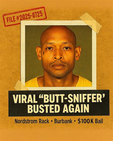 Inspector - 🔍 Remember the viral “butt-sniffer” video? Burbank police