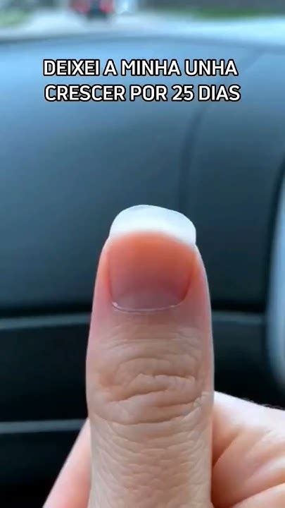 quanto a sua unha cresce em 25 dias? 🤔 #unhas #nails #unhaslindas - YouTube