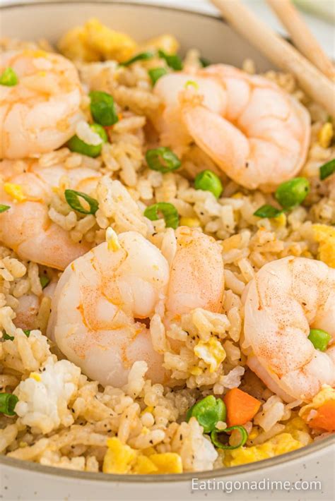 Easy Shrimp Fried Rice Recipe (& VIDEO!) - Eating on a Dime