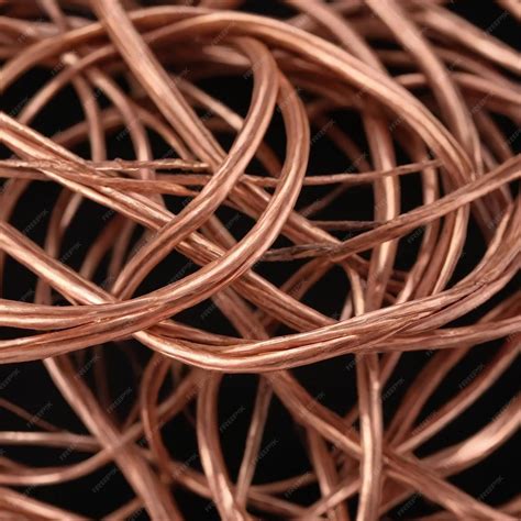 Copper wire nonferrous metals product metalworking industry | Premium