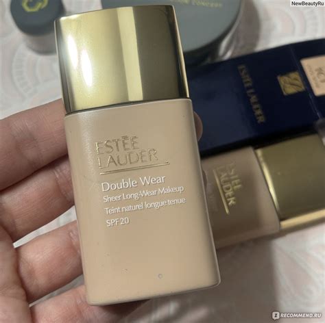 Тональный флюид Estee Lauder Double Wear Sheer - «Любимый тональный ...