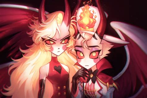 charlie morningstar and lucifer morningstar (hazbin hotel) drawn by ...