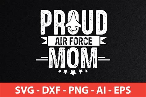 proud air force mom svg - So Fontsy