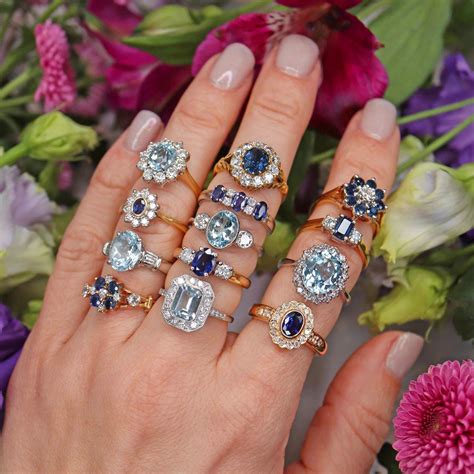 wedding rings white sapphire 10
