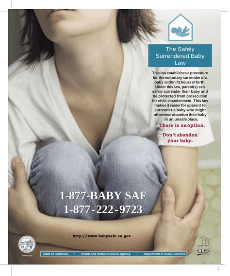 PUB 401 - Safely Surrendered Baby Campaign Poster - poster size