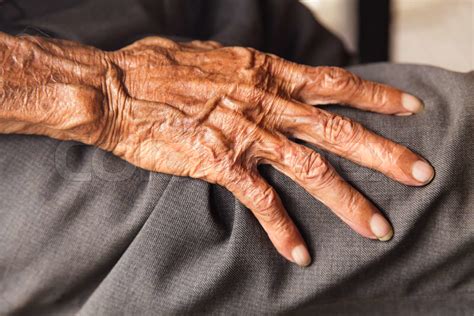 Hands of an old man | Stock image | Colourbox