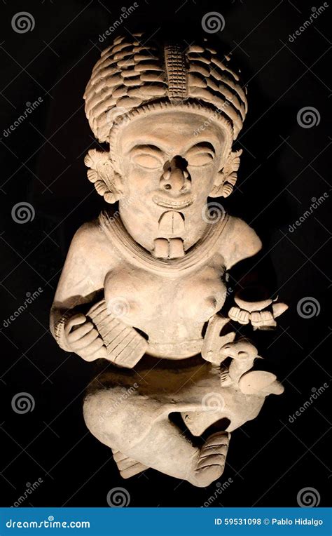 Ceramic Figurine from a Culture in Manabi, Ecuador Stock Photo - Image ...