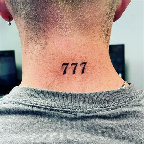106 Impressive 777 Tattoo Designs to Strengthen Your Inner Spirit - All ...