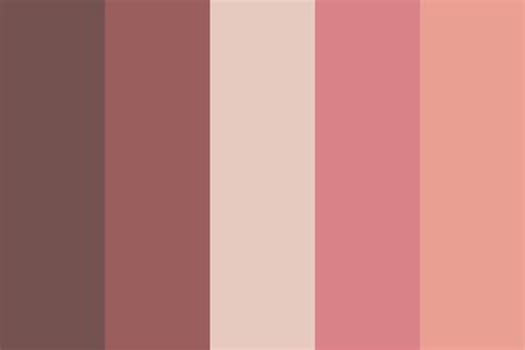 dry rosewood color palette