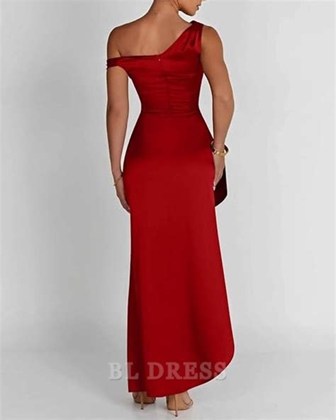 Sheath Satin Bodycon formal dresses Bridesmaid Dresses evening gown Pr
