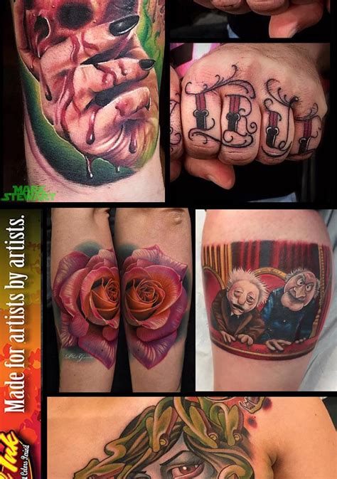 Перманентные чернила для татуировки, набор пигмента, tinta tattoo ...