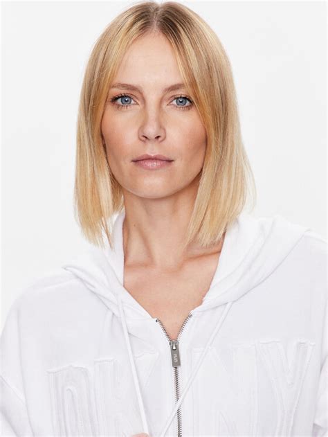 DKNY Sport Sweatshirt DP3J9276 Weiß Classic Fit | Modivo.de