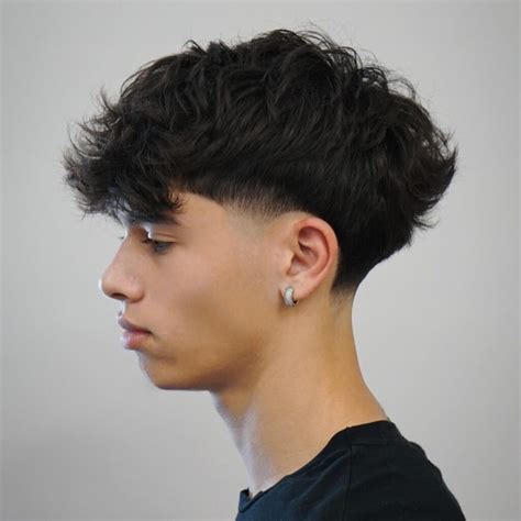 blowout taper  textured fringe   blowout styles  men