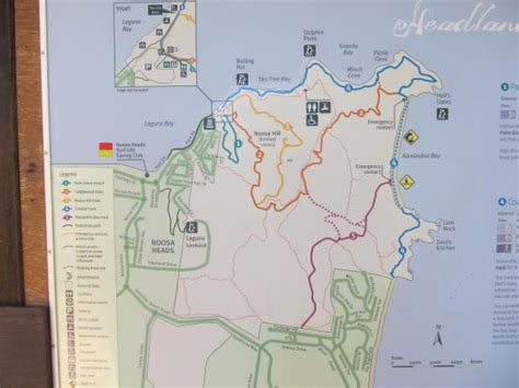 noosa national park map color