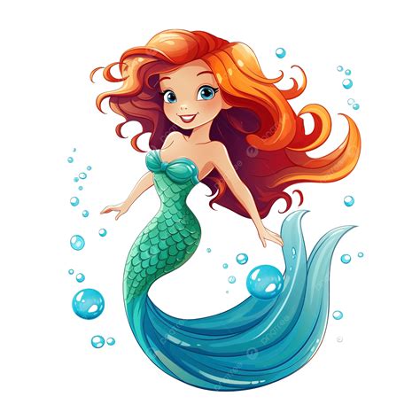 Sirena Nadando Bajo El Agua PNG ,dibujos Mujer, Sirena, Submarino PNG