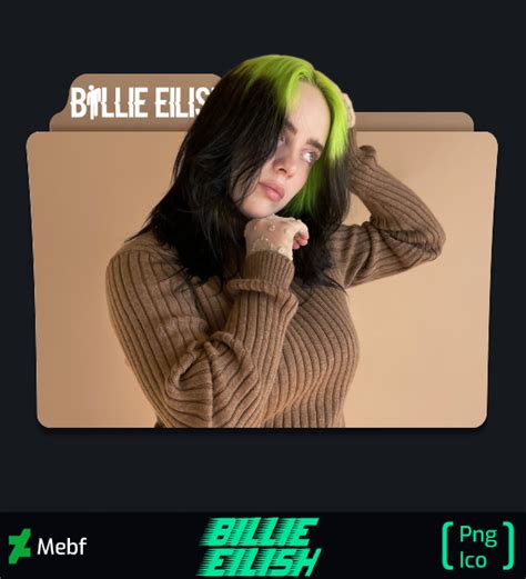 Billie Eilish Folder Icon by Mebf on DeviantArt