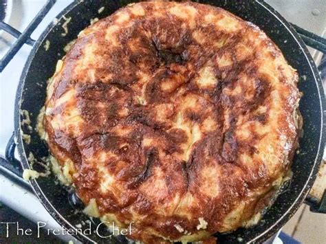 easy spanish omelette - The Pretend Chef