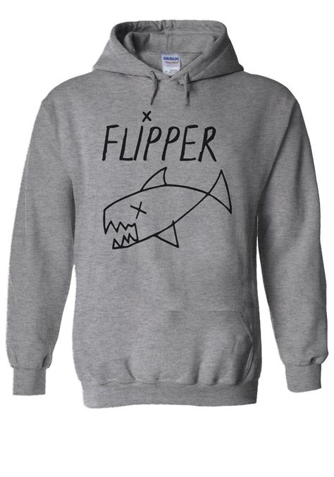 Flipper Kurt Cobain Hoodie - newgraphictees.com Flipper Kurt Cobain ...