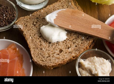 sandwich with ingredients Stock Photo - Alamy