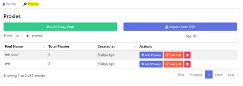 How to set-up a proxy