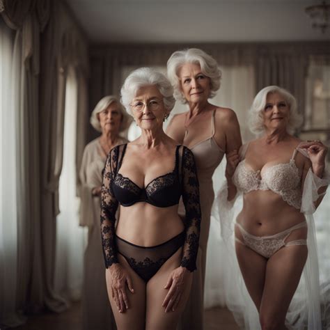 3 grannies, lingerie, Stockings, Full Body, see th by debbiebrown79 on