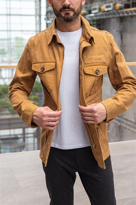 Куртка casual горчичного цвета. Арт.: 3537 – купить в магазине мужской ...