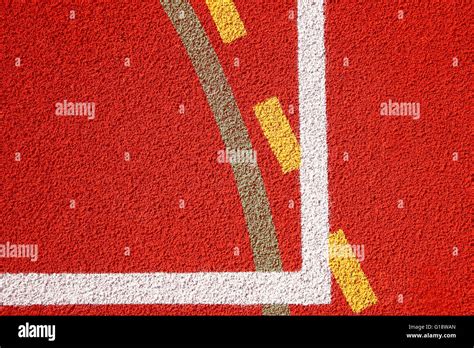 sports field field lines stock photo alamy