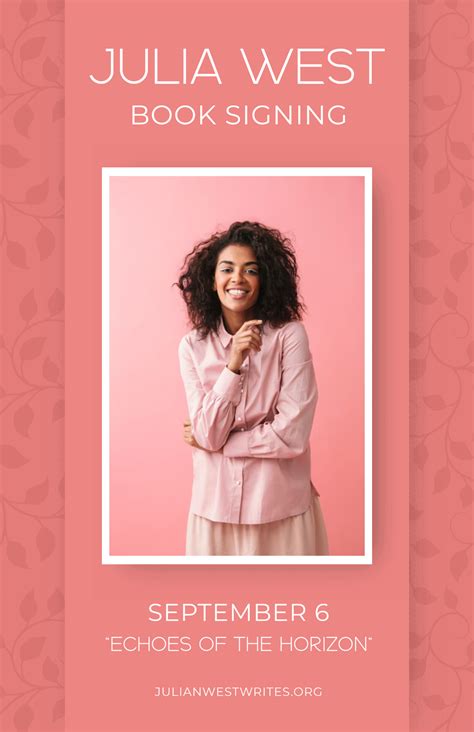 Free Book Signing Poster Templates, Editable and Printable